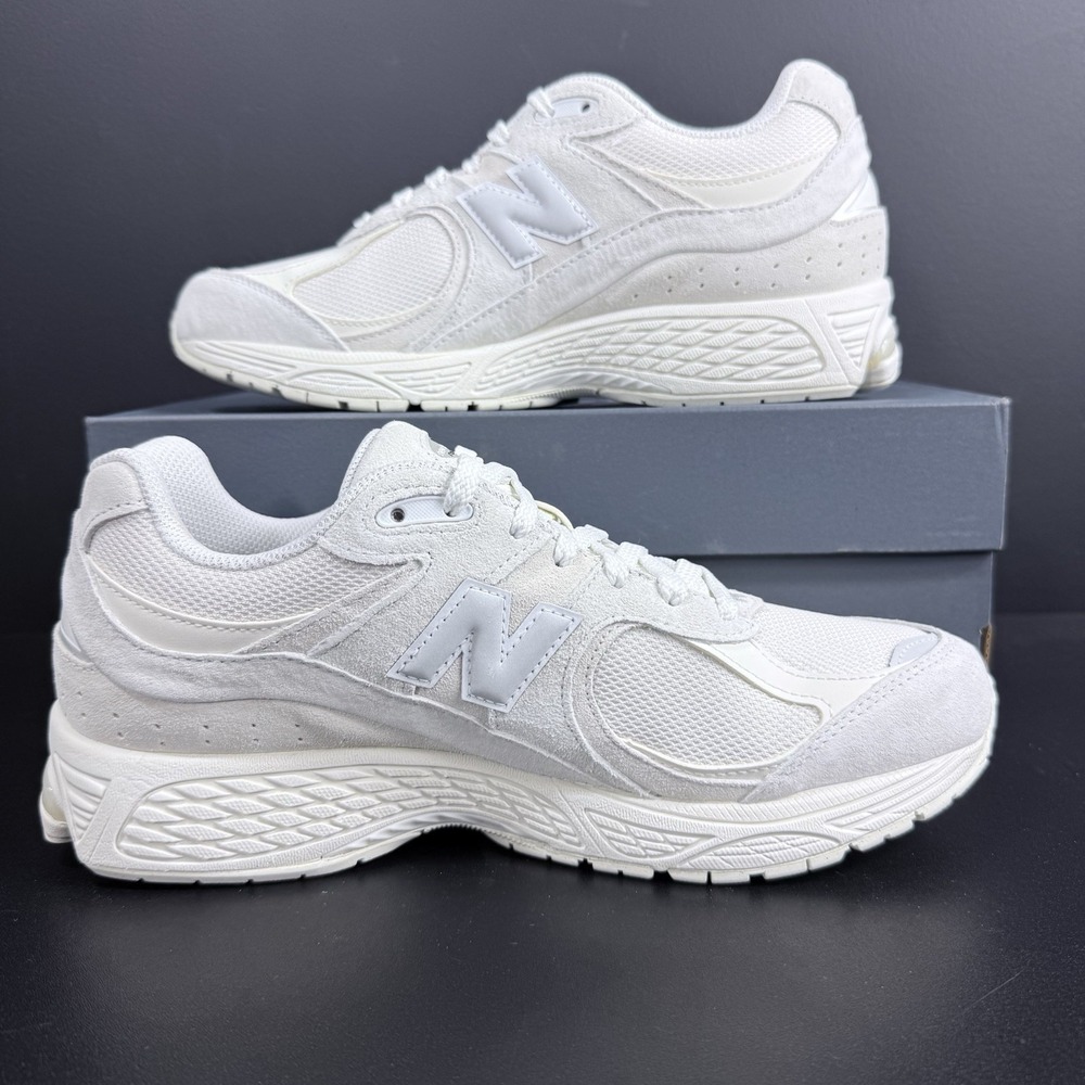 New Balance 2002R Men's Size 8 Womens 9.5 Shoes White Grey Sneakers U20025PO - Picture 3 of 14